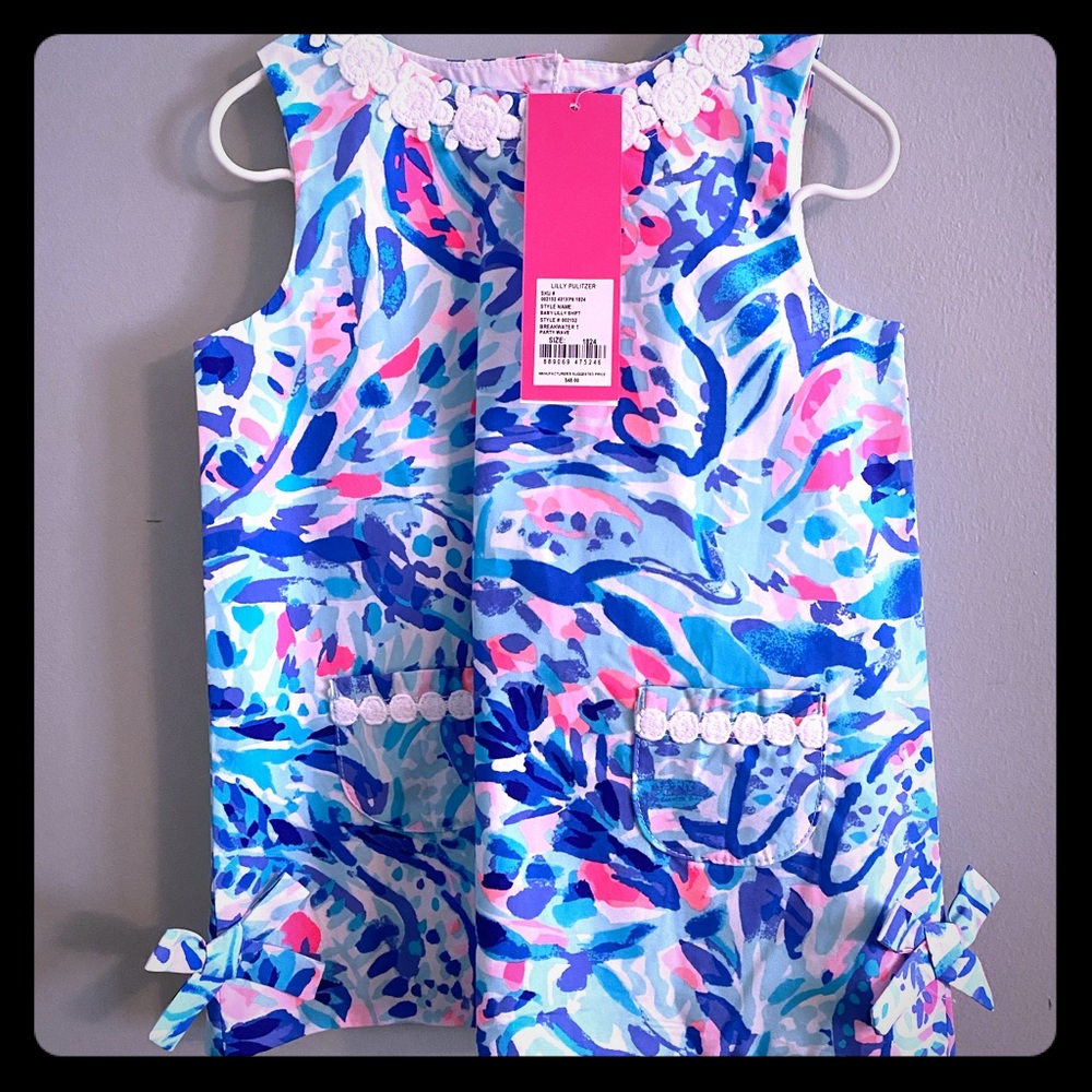 NWT Lilly Pulitzer Baby Shift 18/24 Party Wave